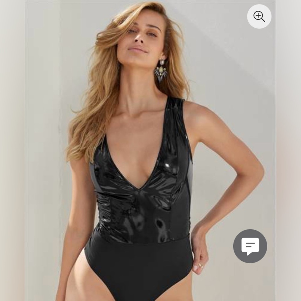 Plunge Latex Bodysuit